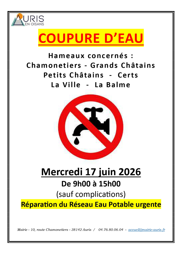 coupure d'eau 17.16.26